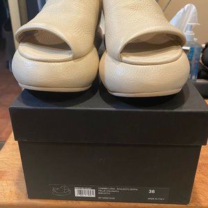 Size 6 never worn Marsell slides